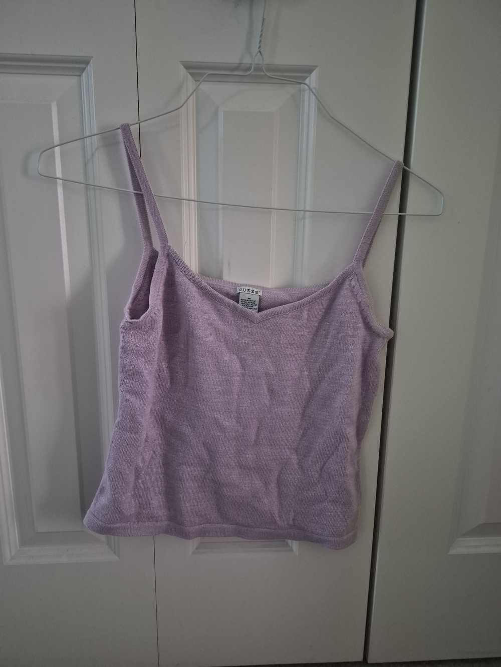 Vintage Guess Y2K Shimmer Knit Camisole